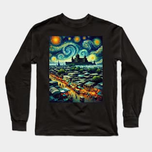 Van Gogh's house Long Sleeve T-Shirt